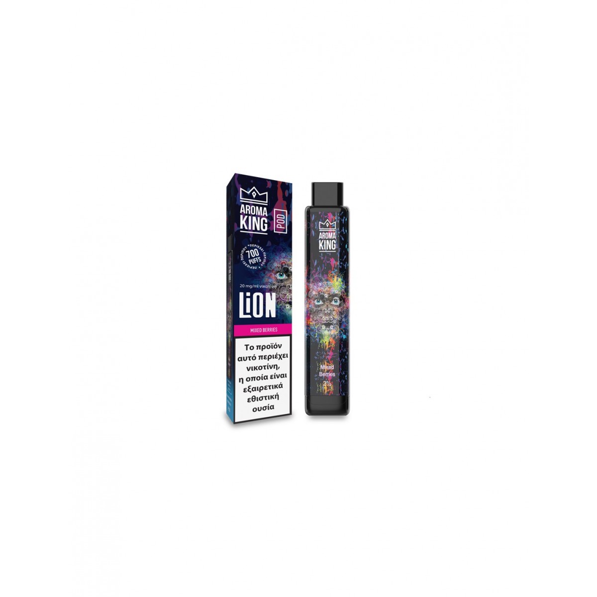 Lion Pod Mixed Berries 2ml 20mg